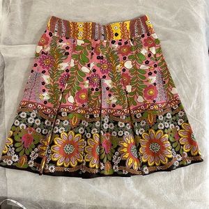Cabi floral skirt